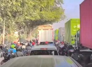 Ini Penyebab Kemacetan di Jalan Sultan Agung hingga Cakung 