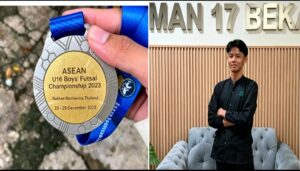 Kisah Anak Kampung Bulak Jatiasih: Albani Siswa SMAN 17 Bekasi Antar Timnas Futsal Juara AFF 2025