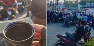 Sisi Lain Kemacetan di Jembatan Besi: Ada yang Nyender Santai, Bahkan Neyeduh Kopi