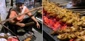 Cerita Bilal, 20 Tahun Keliling Pikul Dagang Sate Satelit Susur Kayuringin