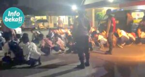 Puluhan Pelajar Diamankan di SPBU Tanjungsari, Diduga Hendak Tawuran