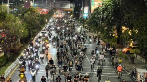 Kampanye Sepeda Ramah Lingkungan, Critical Mass Setiap Jumat Malam di Bekasi