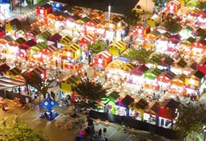 Ribuan Lampu dan Ratusan Stan Warnai Hungry Playground, Festival Kuliner Terbesar di Bekasi