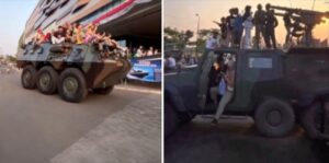 Bocah Tambun Naik Tank dan Ranpur Saat Pameran Alutsista di Area Mal