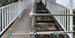 Akses JPO Ahmad Yani Diperbaiki, Jalur Curam Kini Dipasang Tangga