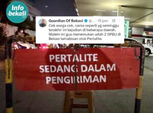Kelangkaan Pertalite Mulai Dikeluhkan Warga Bekasi, Sejumlah SPBU Kebhabisan Stok