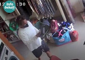 Pencurian di Tempat Laundry Terekam CCTV, 2 Barang Berharga Raib 