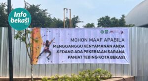 Sambut Porprov 2026, Pemkot Bekasi Bangun Panjat Tebing Rp4,64 Miliar