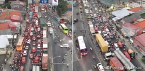 Jelang Petang, Kemacetan Kerap Mengular di Depan Stasiun Kranji