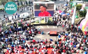 Malam Ini: Ada Nobar Timnas Indonesia vs Bangladesh di Taman Plaza Patriot Candrabhaga 