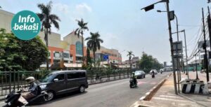 Beginilah Penampakan Lokasi JPO Depan Grand Mall Bekasi Usai Dibongkar