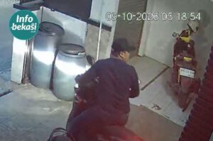 Motor Dicuri di Kontrakan Belakang Stadion Bekasi, Pemilik Minta Bantuan Warga