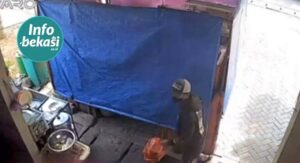 5 Tabung Gas di Rumah Makan Digondol Maling Terekam CCTV