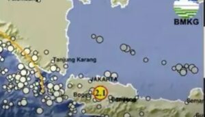 BMKG: Gempa Dangkal M 2,1 Terasa di Kabupaten Bekasi