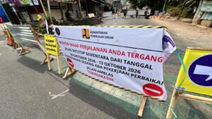 Hindari Ruas Ini, Ada Perbaikan Jalan Cut Mutia-Sersan Aswan