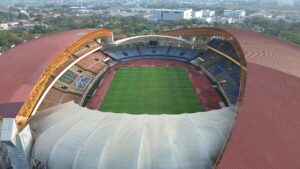 Telan Anggaran Rp40,77 Miliar, Stadion Wibawa Mukti Kini Tangguh Hadapi Cuaca Ekstrem