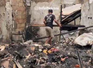 Warung Nasi Padang di Jaticempaka Hangus Terbakar, Diduga Korsleting Listrik Saat Renovasi