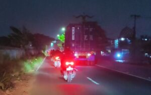 Kabel PJU Raib, Jalan Inspeksi Kalimalang Cikarang Utara Mendadak Gelap